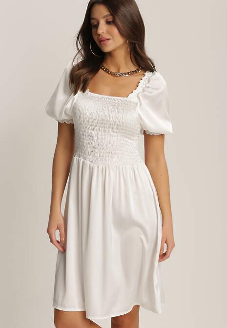 Biała Sukienka Fysersya