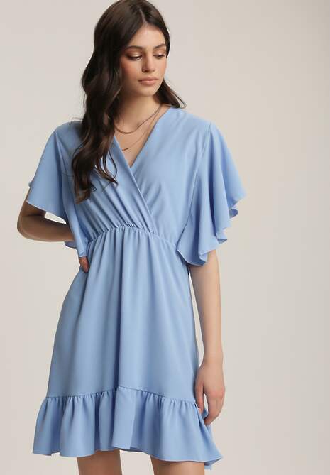 Niebieska Sukienka Clamei