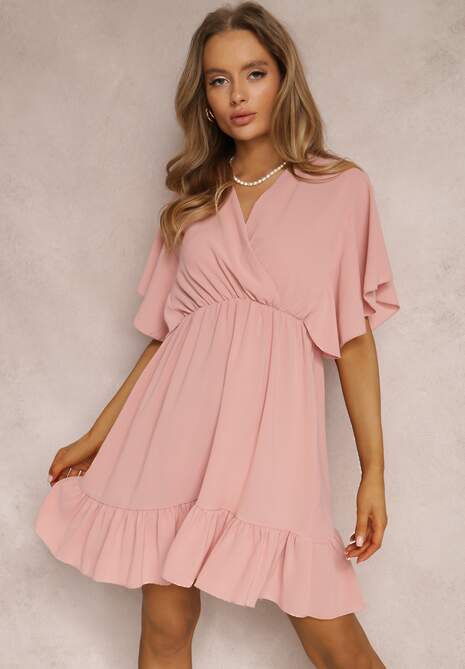 Różowa Sukienka Clamei