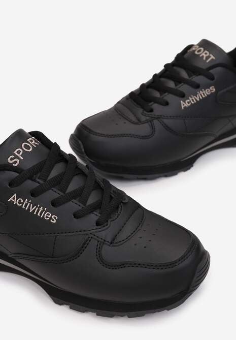 Czarne Buty Sportowe na Piankowej Podeszwie Zakiria 6