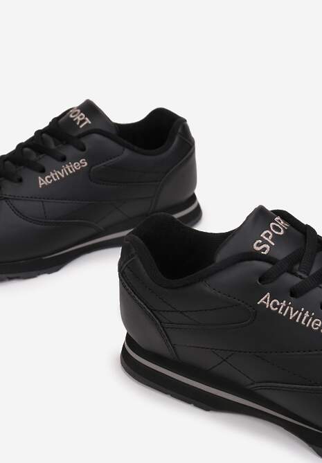 Czarne Buty Sportowe na Piankowej Podeszwie Zakiria 7