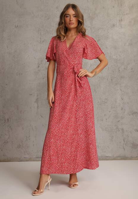 Czerwona Sukienka Alethossia 5