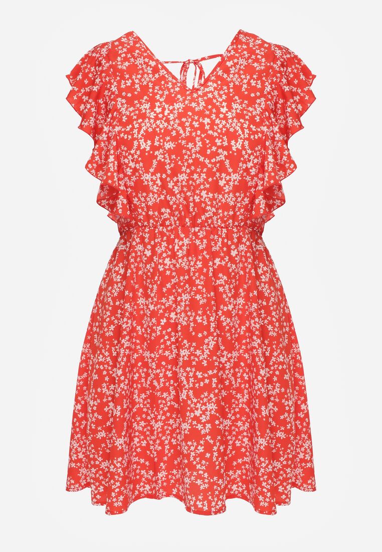 Czerwona Sukienka Elefa 6