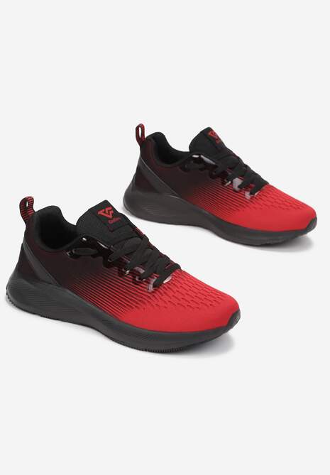 Czarno-Czerwone Buty Sportowe Zabkiel 4
