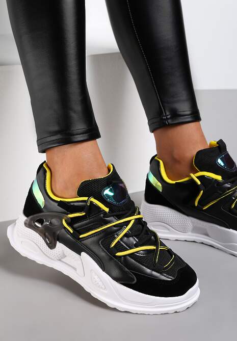 Czarne Sneakersy Auralyn