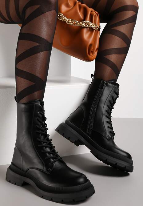 Botine Negre Cortesia