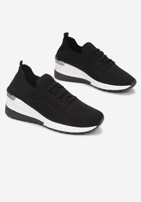 Czarne Sneakersy Eluna 4