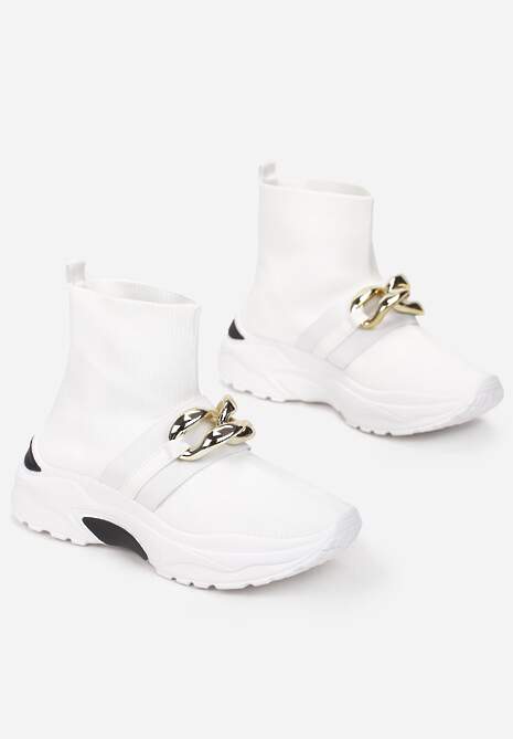 Białe Sneakersy Calothe 4