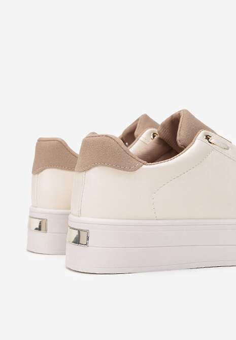 Beżowe Sneakersy Thessamna 6