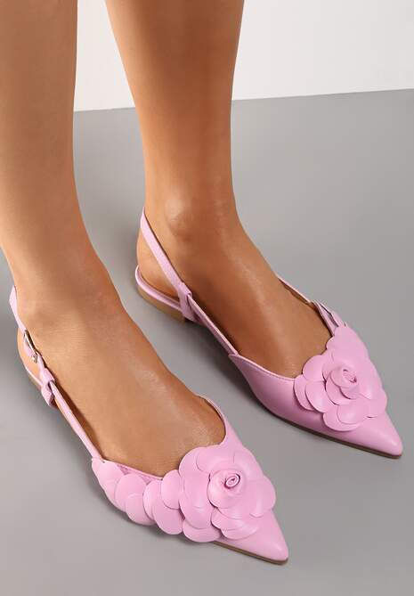 Różowe Sandały Diomonia