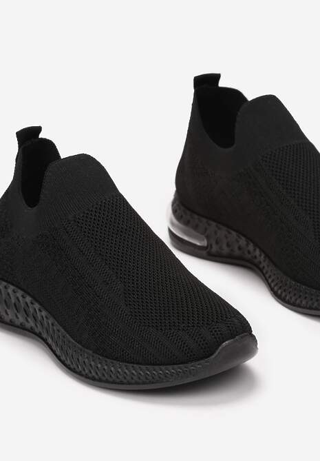 Czarne Buty Sportowe Eudenia 5