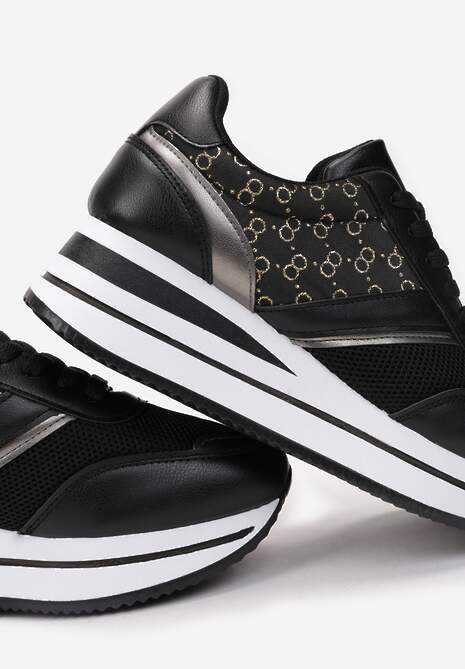 Czarne Sneakersy Thellonia 5