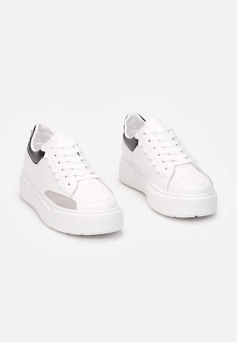 Biało-Czarne Sneakersy Cillastis 5