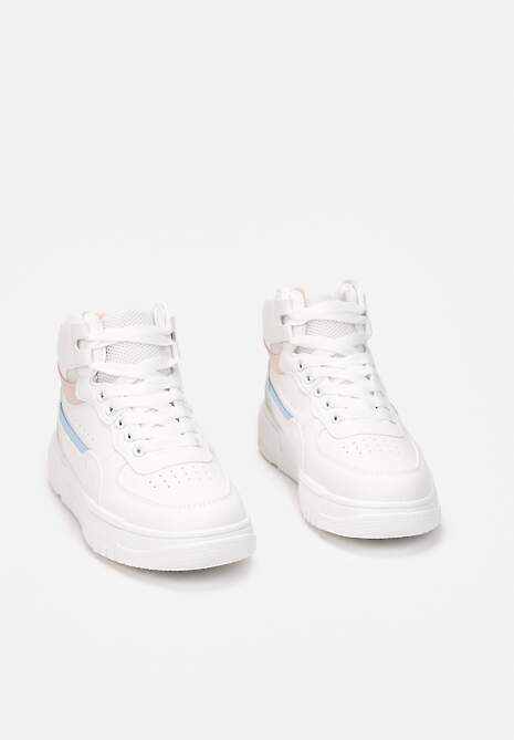 Biało-Różowe Sneakersy Phinenia 5