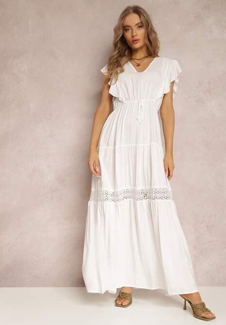 Biała Sukienka Callamene