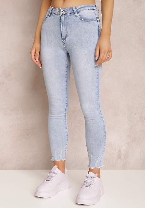 Jasnoniebieskie Jeansy Skinny  Basare 4