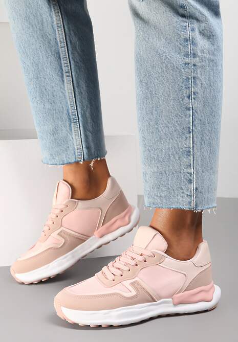 Różowe Sneakersy Maerare