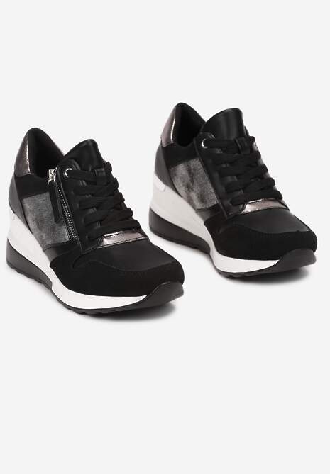 Czarne Sneakersy Thellerine 5