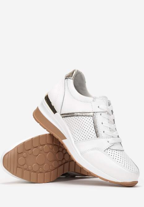 Biało-Złote Sneakersy Barbena 4