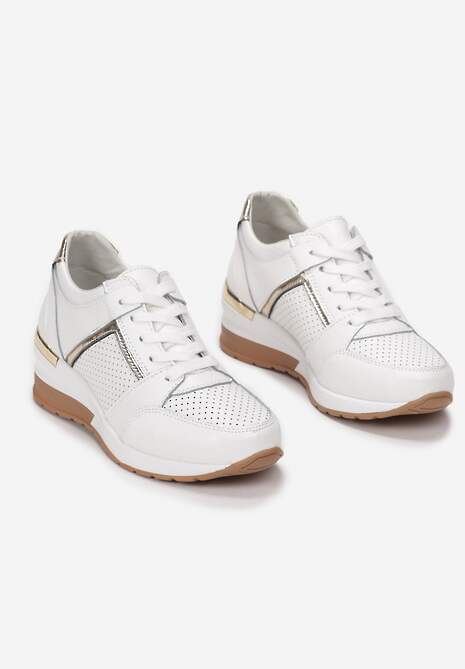 Biało-Złote Sneakersy Barbena 5