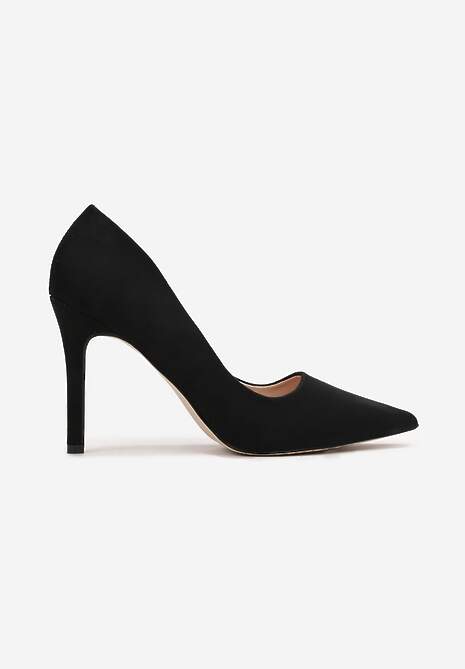 Pantofi cu toc Hekippe negri 4