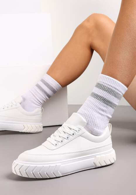 Białe Sneakersy Aegippe