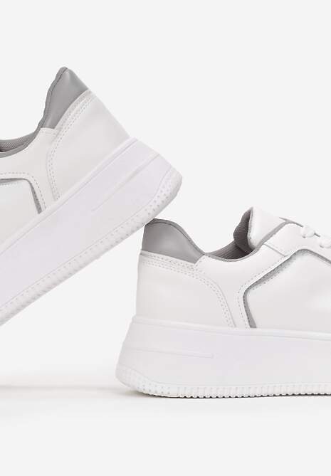 Białe Sneakersy Galothoe 5