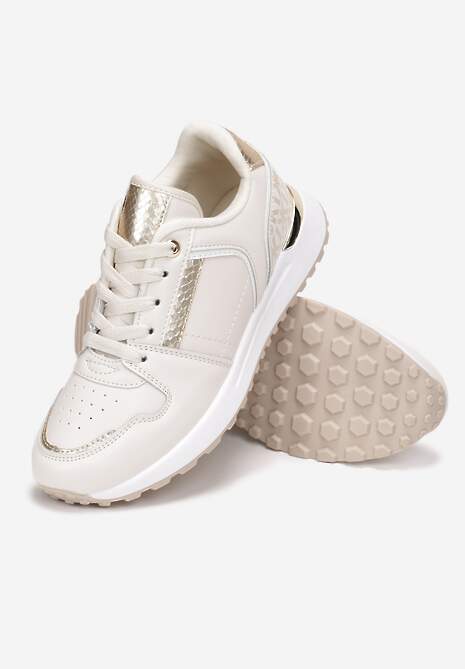 Beżowe Sneakersy Theseia 4