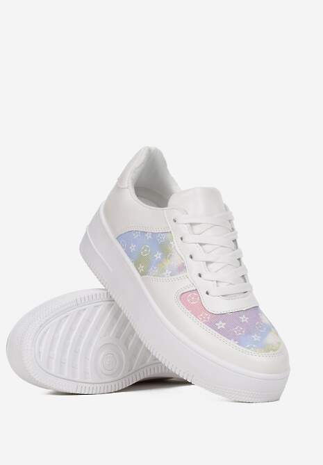 Biało-Różowe Sneakersy Ampione 4