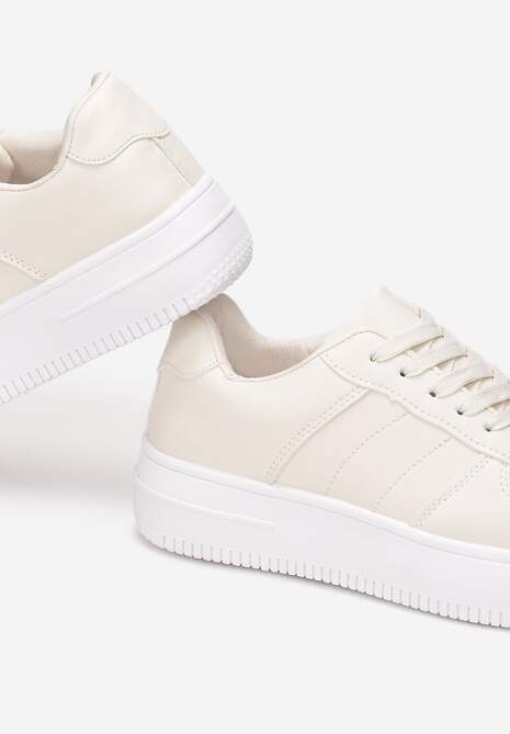 Beżowe Sneakersy Rasminos 5