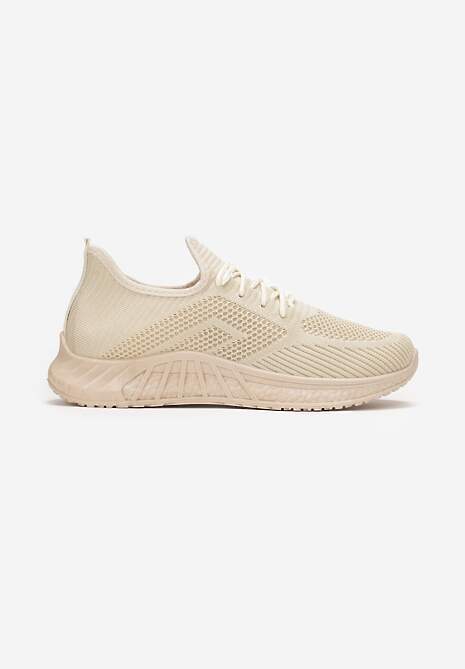 Beżowe Buty Sportowe Bemostom 4