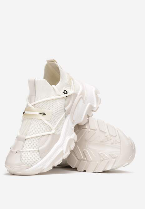 Beżowe Sneakersy Kallaris 4