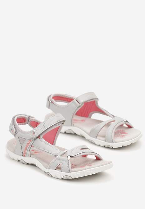 Sandale Sport Gri-Roz cu Brant din Piele Teresena 5