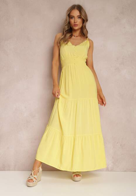 Żółta Sukienka Egithoe