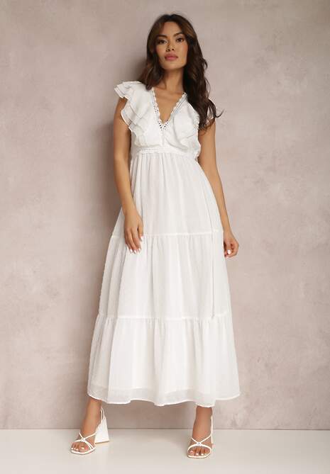 Biała Sukienka Iriope
