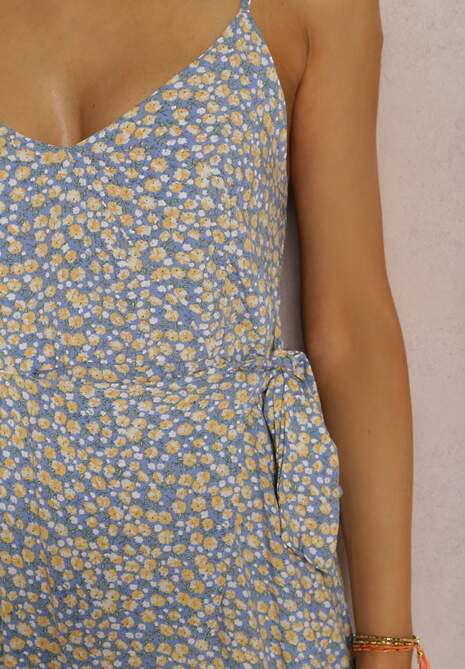 Rochie Albastră din Viscoză Dorano 5