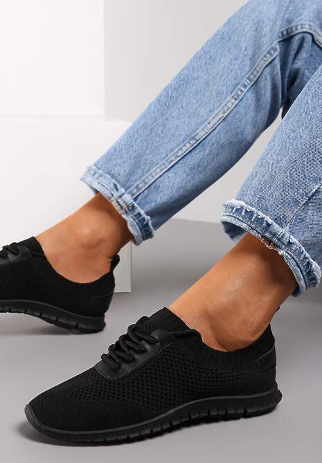 Czarne Buty Sportowe Deinania
