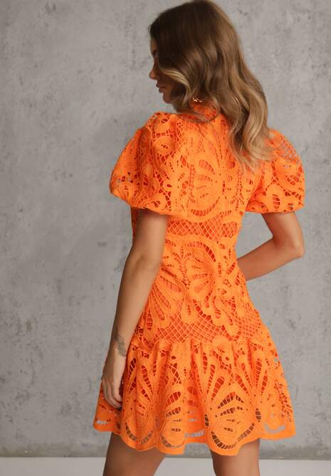 Rochie Portocalie Amathinna 4