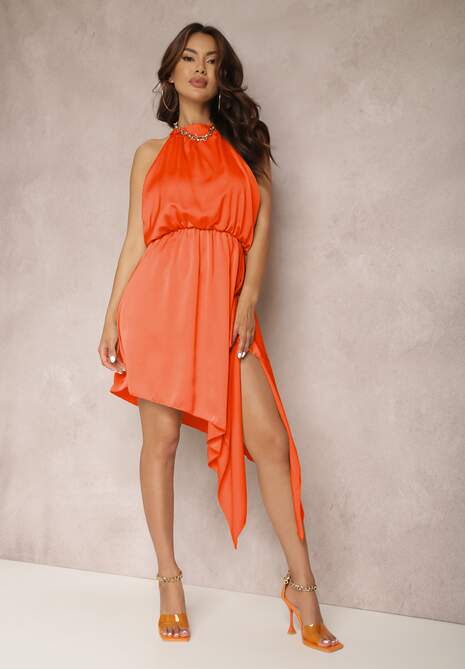 Pomarańczowa Sukienka Ioleira