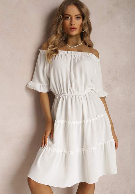 Biała Sukienka Alcinca