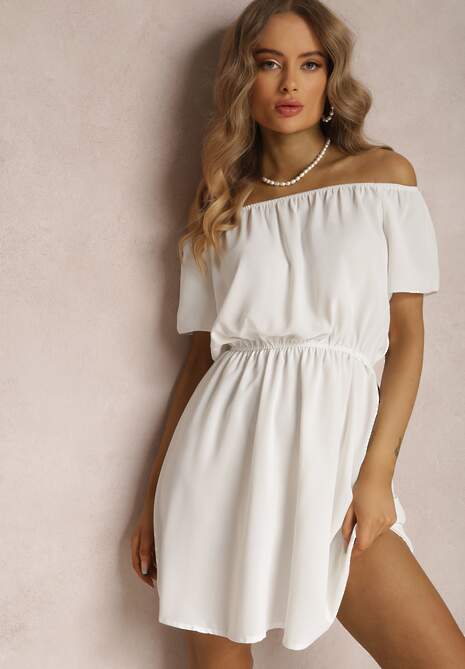Biała Sukienka Coromela