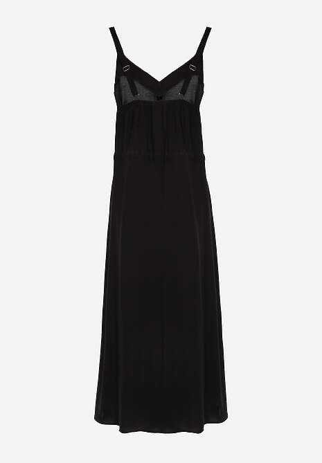 Czarna Sukienka z Wiskozy Kena 7