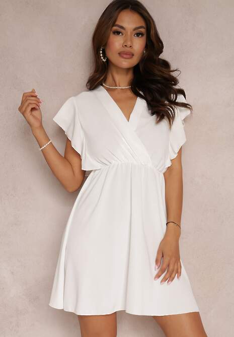 Biała Sukienka Caniala