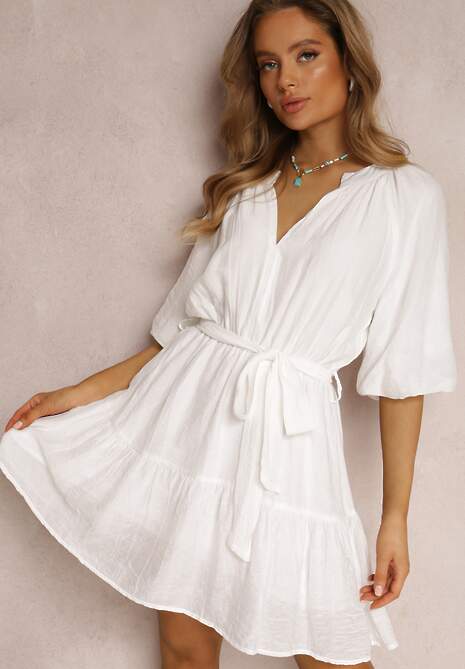 Biała Sukienka Kharon