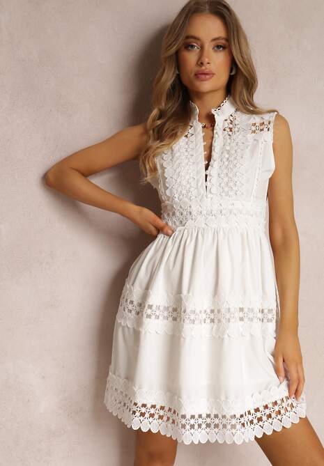 Biała Sukienka Athethra