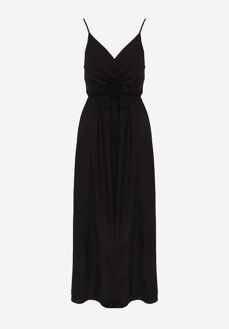 Czarna Sukienka z Wiskozy Anomaria 6