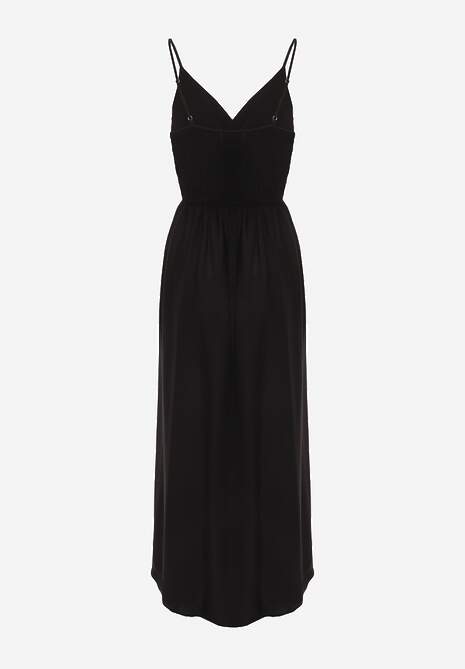 Czarna Sukienka z Wiskozy Anomaria 7