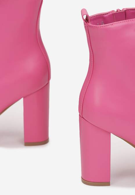 Różowe Botki Hermista 5