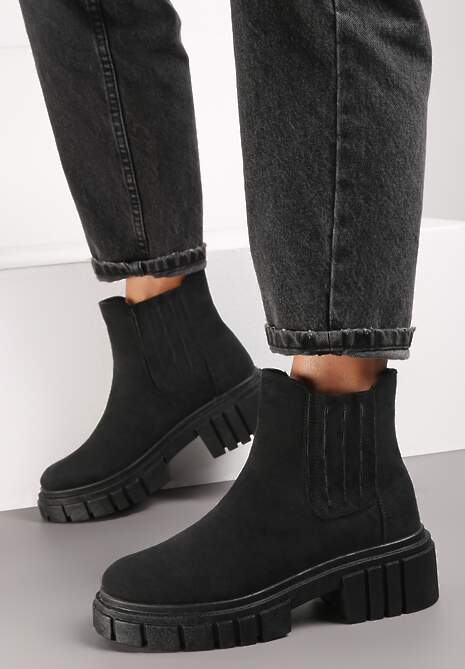 Botine negre Reetta