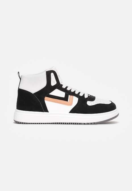 Biało-Czarne Sneakersy Maeramiia 4